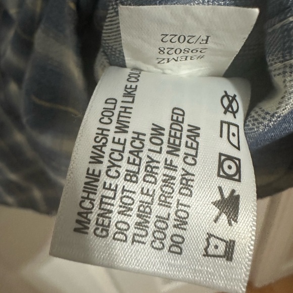 Orvis Active Fit XL Plaid Button-Down Shirt Blue Yellow Check Long Sleeve Casual - Picture 6 of 9